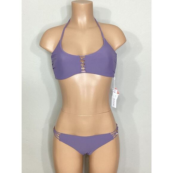 New. PilyQ’s Amethyst Braided Bikini set. D-top/S-bottom. D-top/L-bottom - Picture 4 of 9